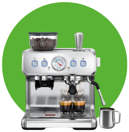 Cowsar Espresso Machine With Grinder