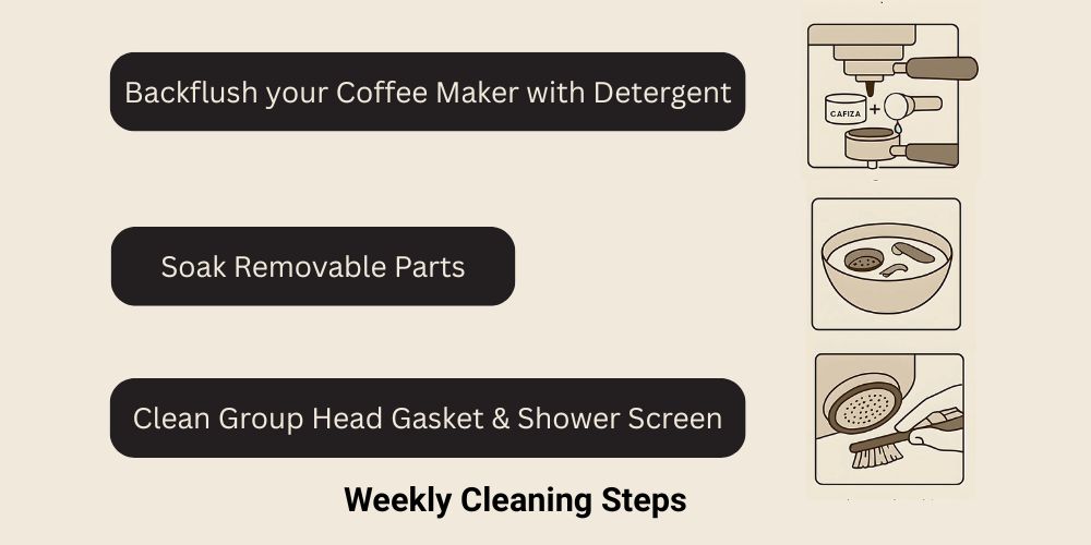 Weekly Cleaning Steps
