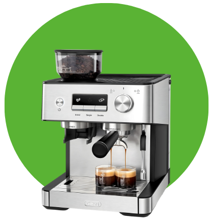 Gevi Espresso Machine with Grinder